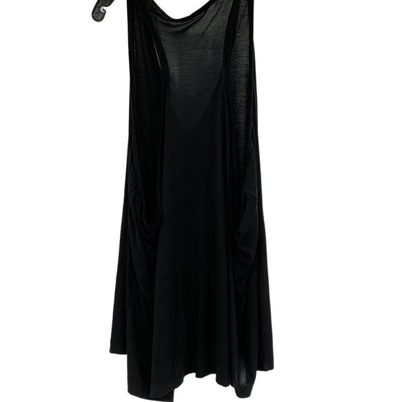 H&M racer back swing tank L/XL Trapeze 1893 Black Ultra Soft Oversized - Picture 7 of 10